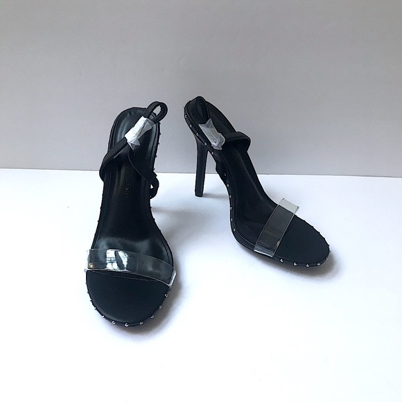 Studded Black Heels - Picture 5 of 8